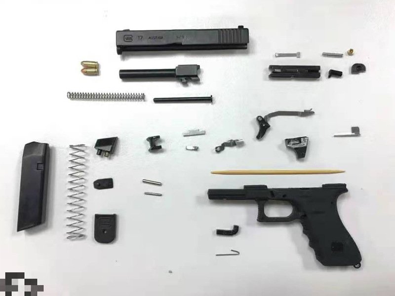 Glock Metal Mini Pistol Keychain Toy Gun Wholesale