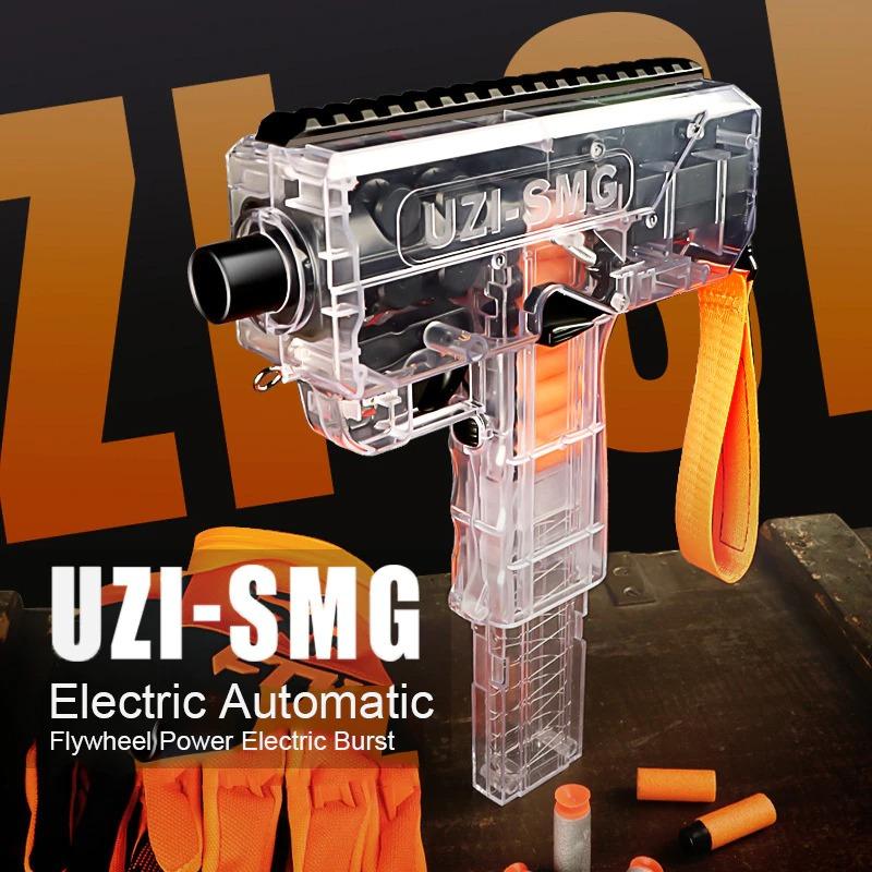 Submachine UZI Electric Burst Shooting Toy Gun