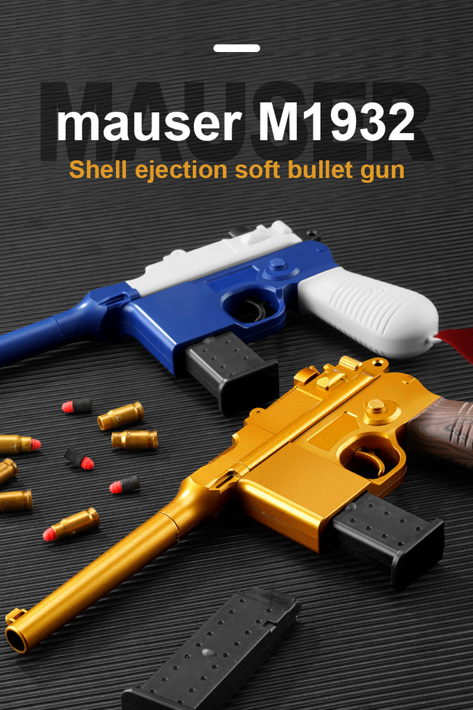 Mauser M1932 Soft Bullet Shell Throwing Toy Gun