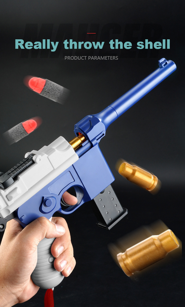 Mauser M1932 Soft Bullet Shell Throwing Toy Gun