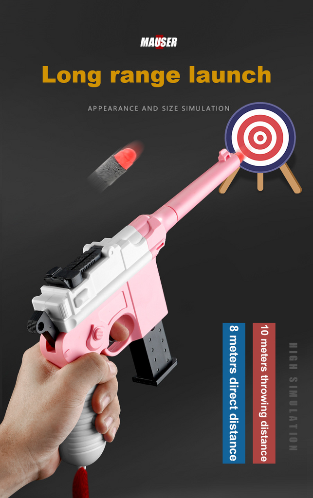 Mauser M1932 Soft Bullet Shell Throwing Toy Gun