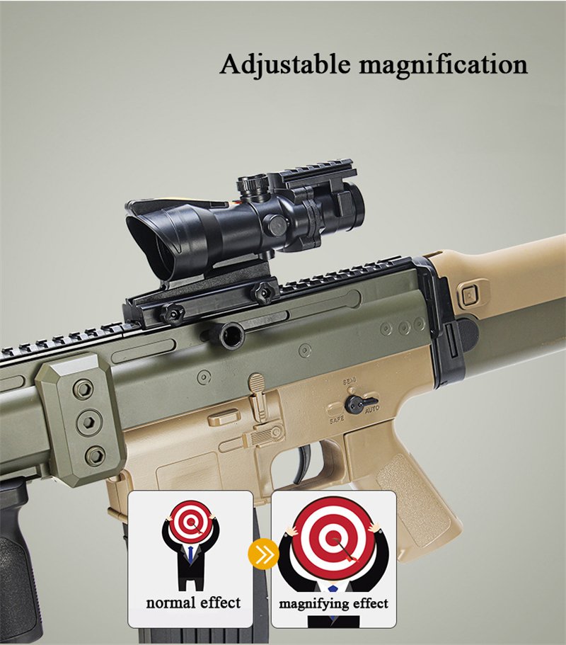 Assault Rifle SCAR Electric Soft Bullet Toy Gun
