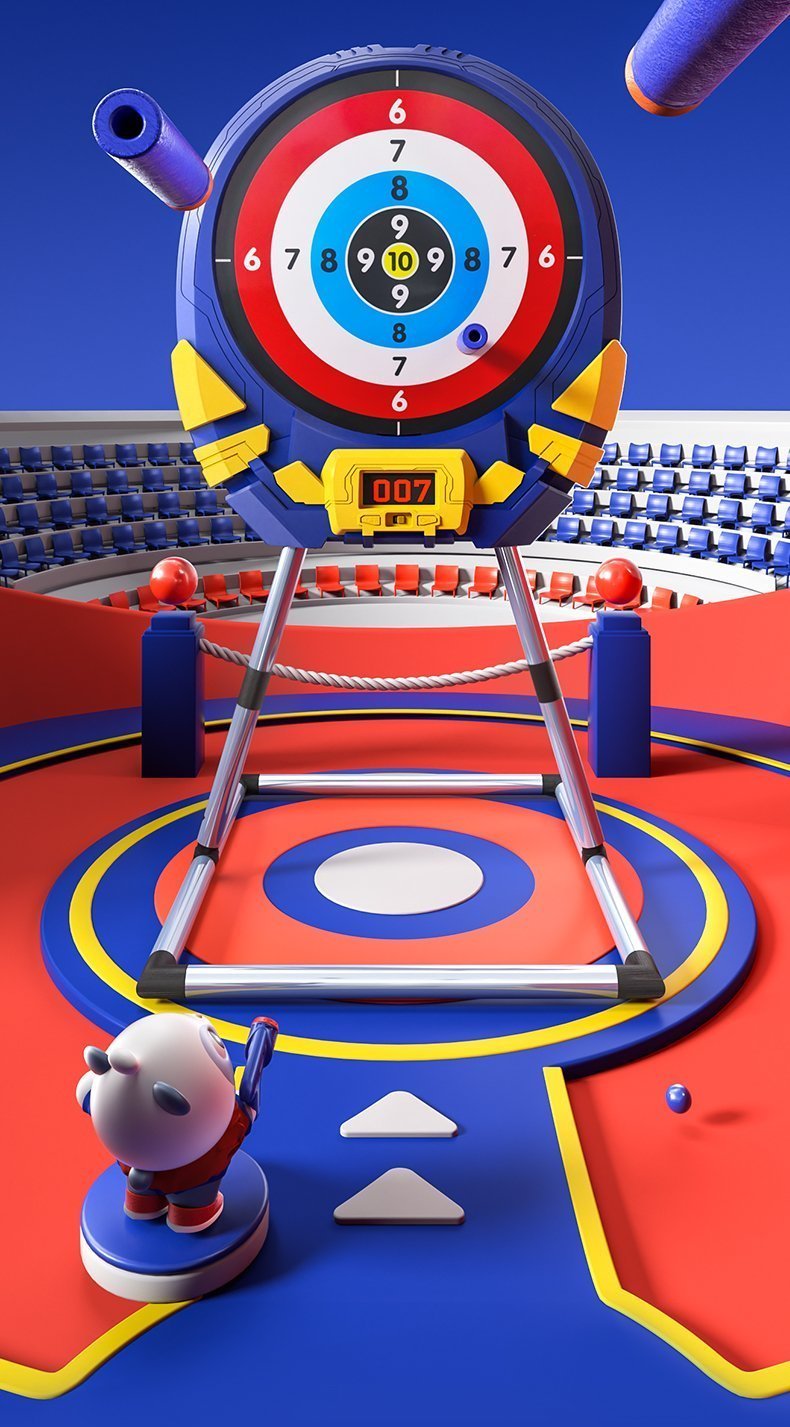 Digital Scoring Practice Electric Target