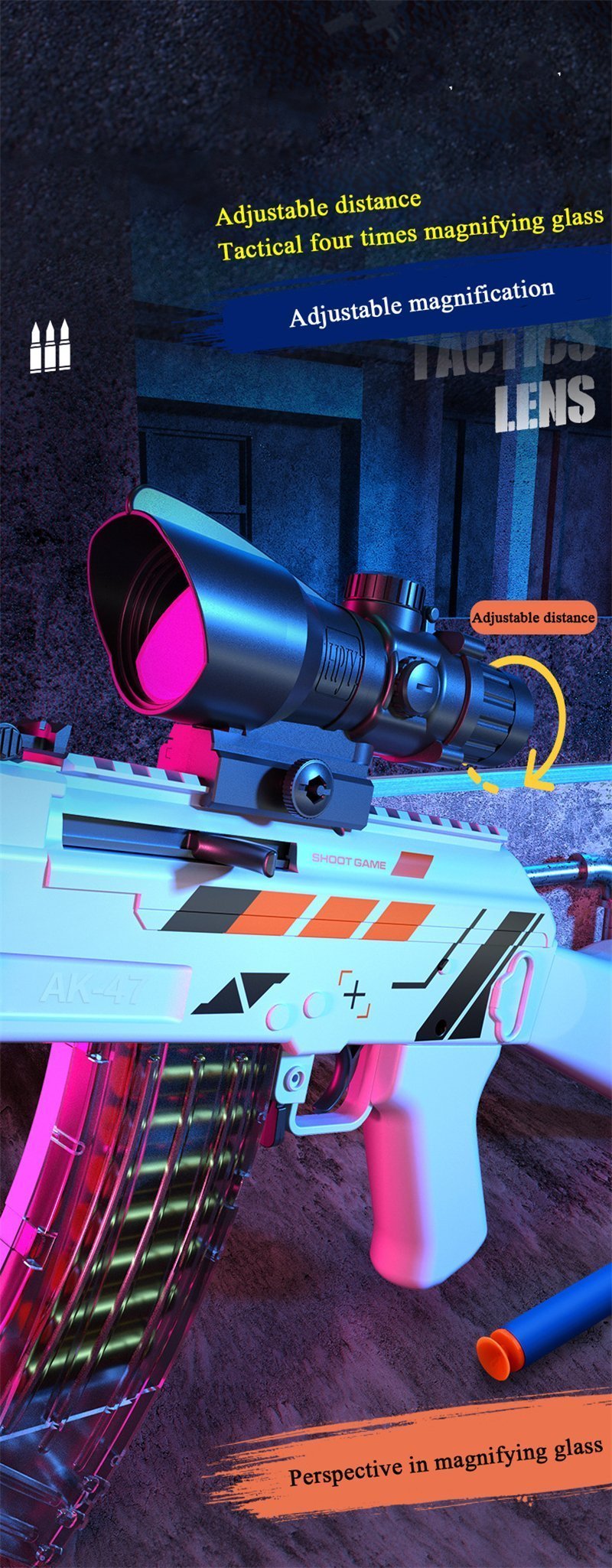 Asiimov-AKM Manual Soft Bullet Toy Gun