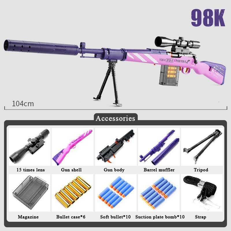 98k Shell Throwing Sniper Rifle Toy Gun