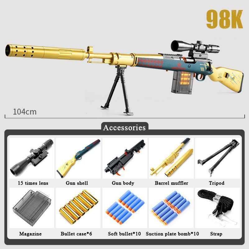 98k Shell Throwing Sniper Rifle Toy Gun