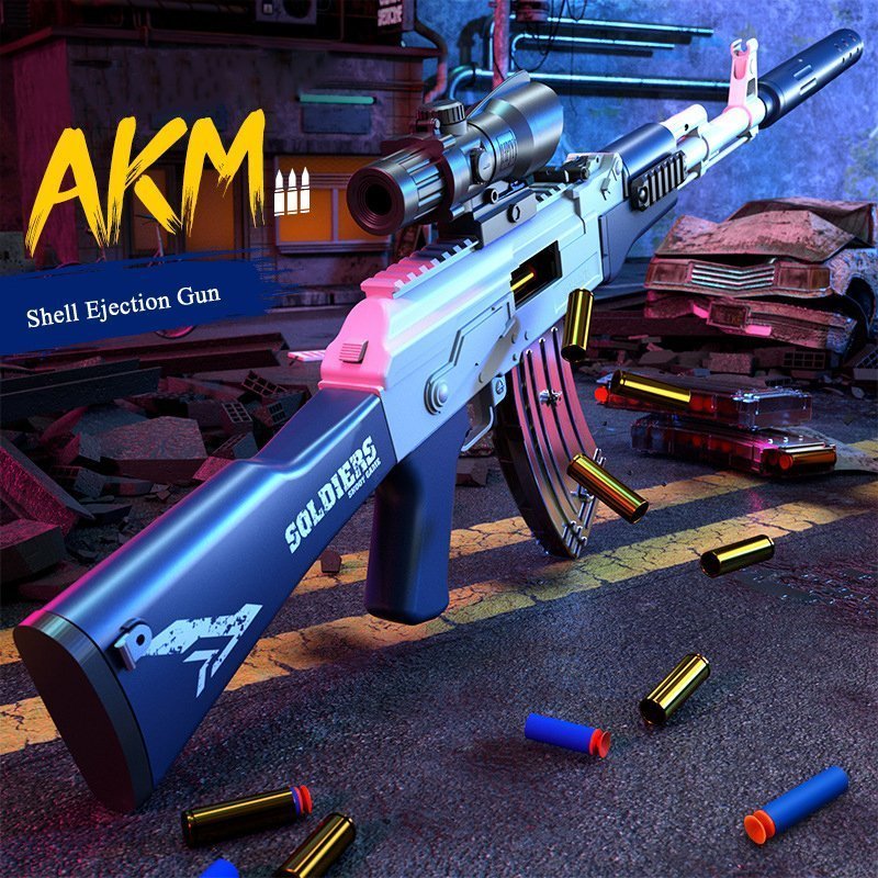 Asiimov-AKM Manual Soft Bullet Toy Gun