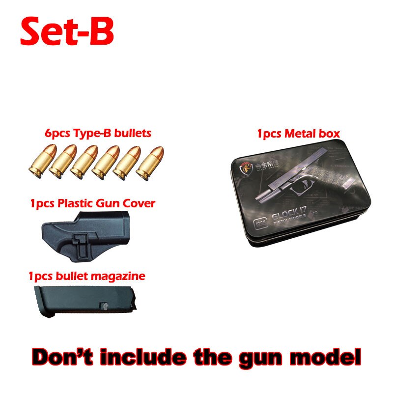Glock Bullet / Magazine / Cover / Metal Box Mini Toy Gun Model Accessories 1