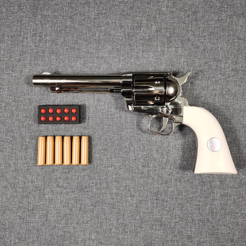 Colt 1873 Single-Action Army Revolver Toy Gun Blaster Soft Bullet Shell Ejected 1