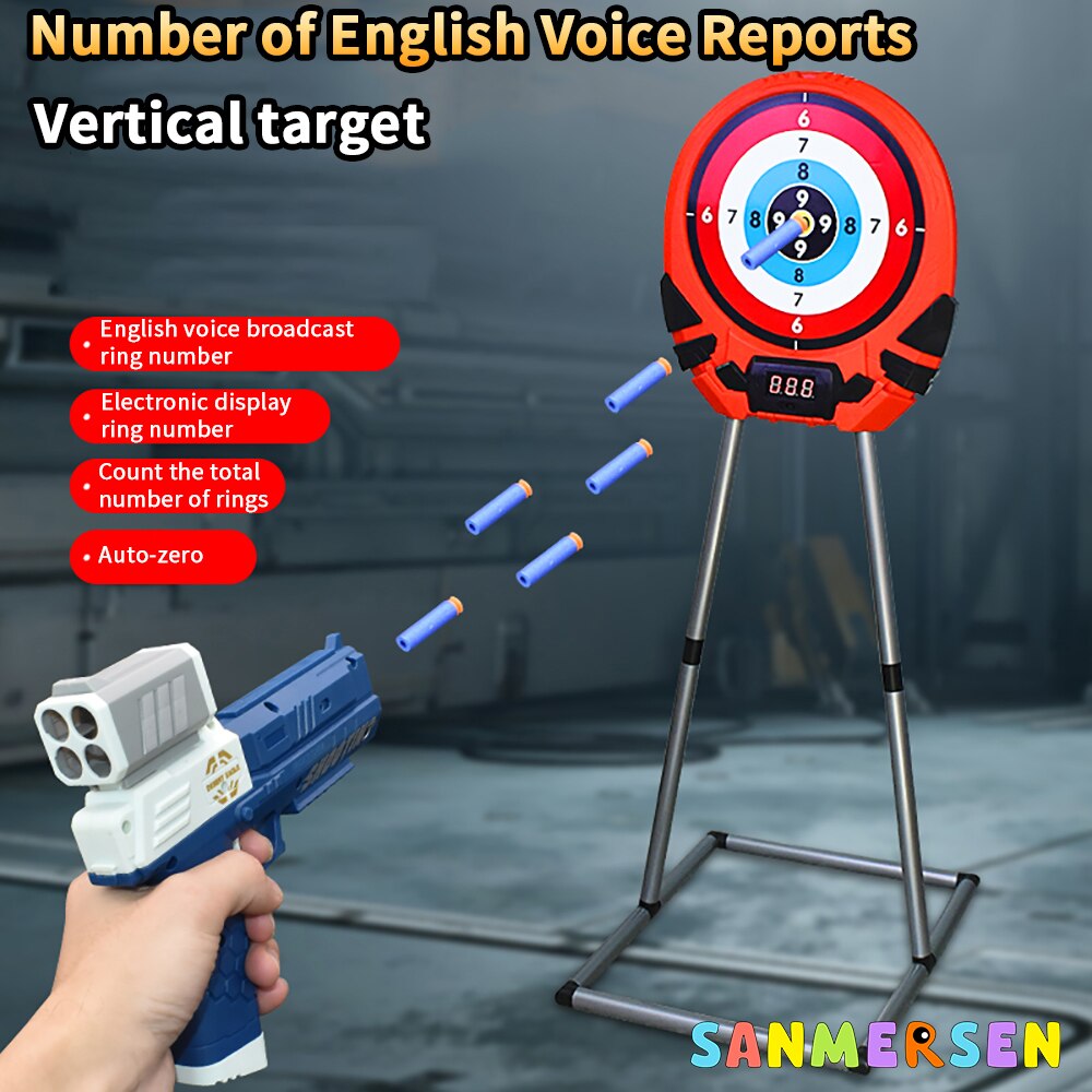 Children'S Soft Bullet Toy Gun Accessory Target High Precision 1
